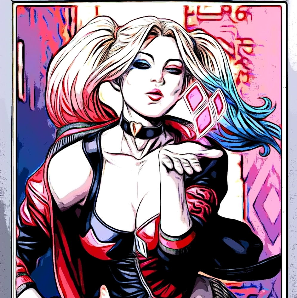 Harley Quinn painting